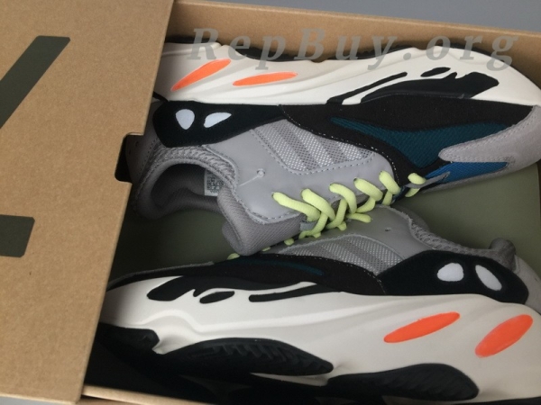 Top Version adidas Yeezy Boost 700 Wave Runner Solid Grey B75571 - 图片 8