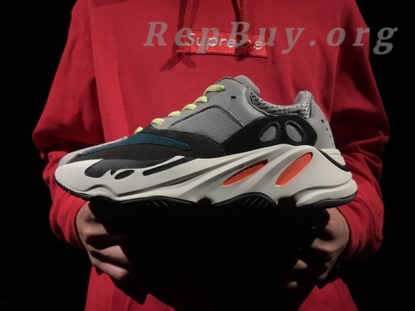Top Version adidas Yeezy Boost 700 Wave Runner Solid Grey B75571 - 图片 23