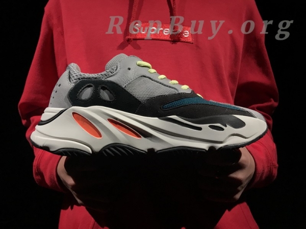 Top Version adidas Yeezy Boost 700 Wave Runner Solid Grey B75571 - 图片 28