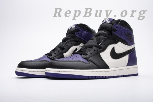 Top Version Air Jordan 1 Retro High Court Purple 555088-501 - 图片 4