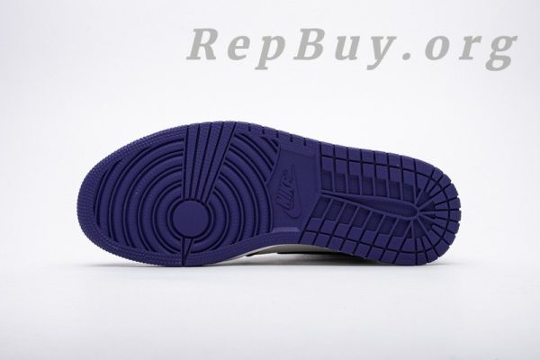 Top Version Air Jordan 1 Retro High Court Purple 555088-501 - 图片 7