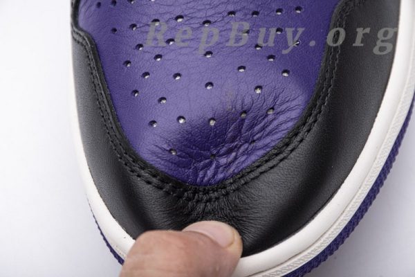 Top Version Air Jordan 1 Retro High Court Purple 555088-501 - 图片 8