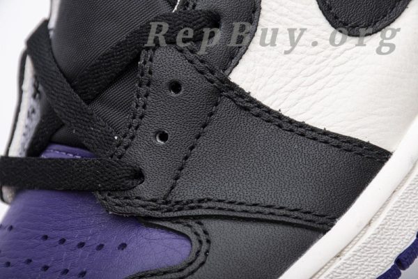 Top Version Air Jordan 1 Retro High Court Purple 555088-501 - 图片 9