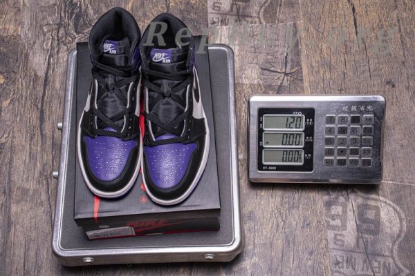 Top Version Air Jordan 1 Retro High Court Purple 555088-501 - 图片 19