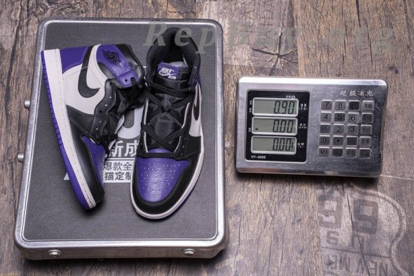 Top Version Air Jordan 1 Retro High Court Purple 555088-501 - 图片 18