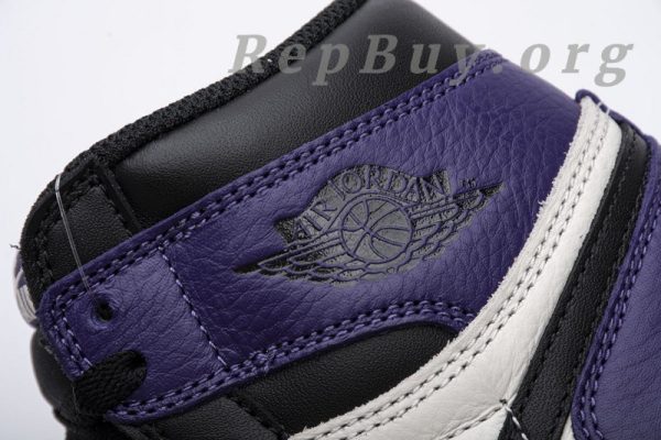 Top Version Air Jordan 1 Retro High Court Purple 555088-501 - 图片 10