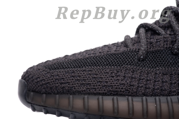 Top Version adidas Yeezy Boost 350 V2 Black (Non-Reflective) FU9006 - 图片 17