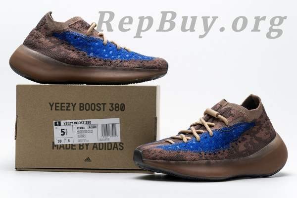 Top Version adidas Yeezy Boost 380 Azure FZ4986 - 图片 23