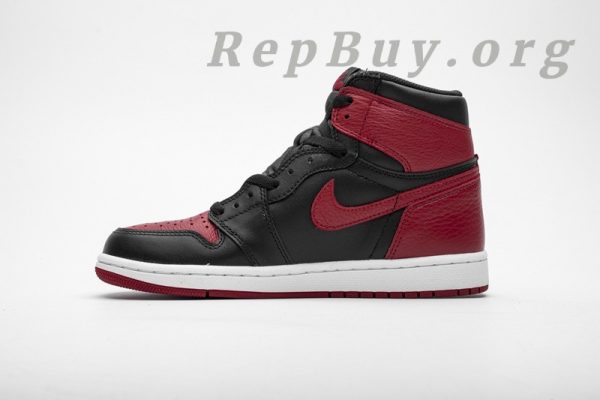 Top Version Air Jordan 1 Retro High Bred Banned (2016) 555088-001 - 图片 2