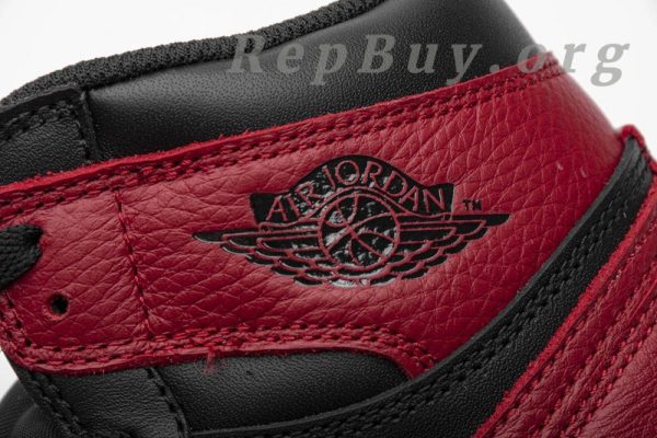 Top Version Air Jordan 1 Retro High Bred Banned (2016) 555088-001 - 图片 10