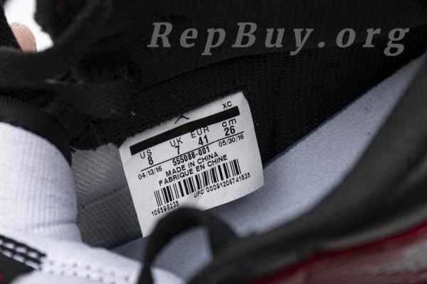 Top Version Air Jordan 1 Retro High Bred Banned (2016) 555088-001 - 图片 19