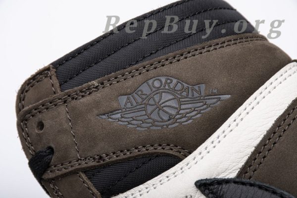 Top Version Travis Scott x Air Jordan 1 High OG TS SP CD4487-100 - 图片 12