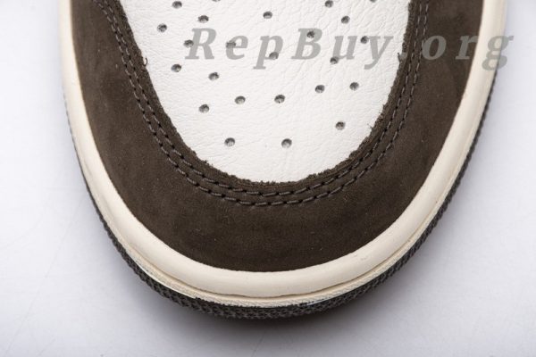 Top Version Travis Scott x Air Jordan 1 High OG TS SP CD4487-100 - 图片 8