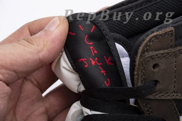 Top Version Travis Scott x Air Jordan 1 High OG TS SP CD4487-100 - 图片 18