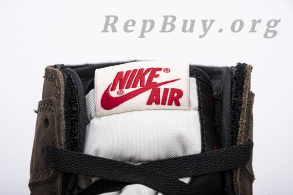 Top Version Travis Scott x Air Jordan 1 High OG TS SP CD4487-100 - 图片 17