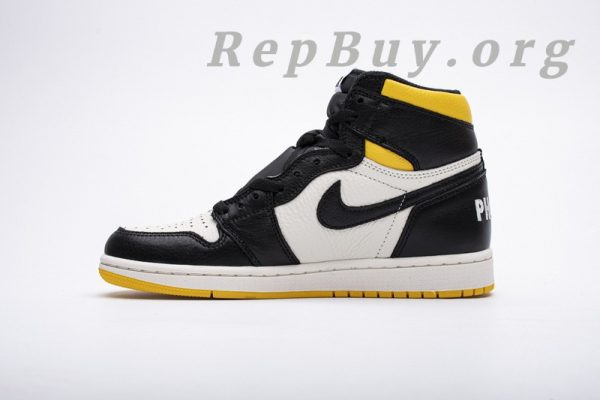 Top Version Air Jordan 1 Retro High Not for Resale Varsity Maize 861428-107 - 图片 2