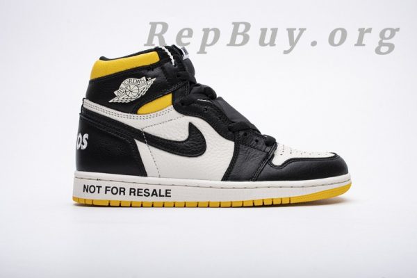 Top Version Air Jordan 1 Retro High Not for Resale Varsity Maize 861428-107 - 图片 3