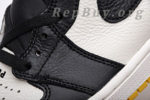 Top Version Air Jordan 1 Retro High Not for Resale Varsity Maize 861428-107 - 图片 10