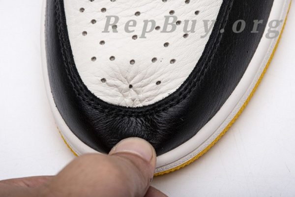 Top Version Air Jordan 1 Retro High Not for Resale Varsity Maize 861428-107 - 图片 7
