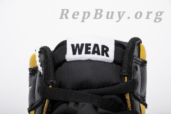 Top Version Air Jordan 1 Retro High Not for Resale Varsity Maize 861428-107 - 图片 19