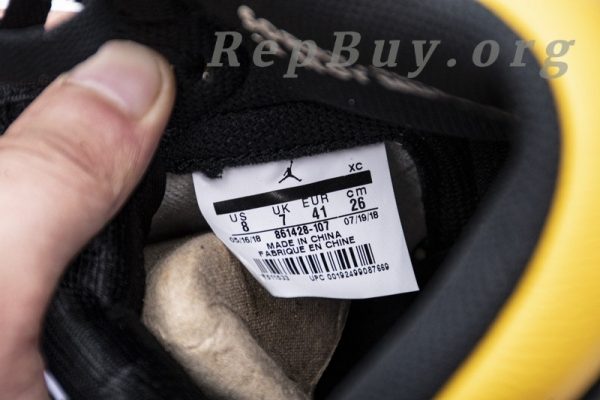 Top Version Air Jordan 1 Retro High Not for Resale Varsity Maize 861428-107 - 图片 26