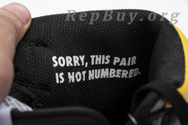 Top Version Air Jordan 1 Retro High Not for Resale Varsity Maize 861428-107 - 图片 21
