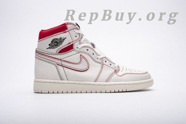 Top Version Air Jordan 1 Retro High Phantom Gym Red 555088-160 - 图片 3