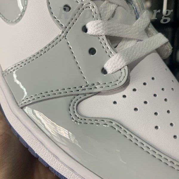 Top Version Air Jordan 1 Retro High Zoom White Racer Blue CK6637-104 - Image 21