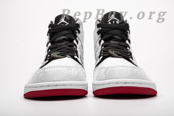 Top Version Edison Chen x Air Jordan 1 Mid SE “Fearless CU2804-100 - Image 5
