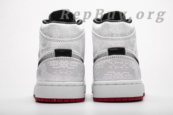 Top Version Edison Chen x Air Jordan 1 Mid SE “Fearless CU2804-100 - Image 6
