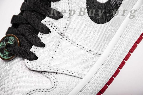 Top Version Edison Chen x Air Jordan 1 Mid SE “Fearless CU2804-100 - Image 9