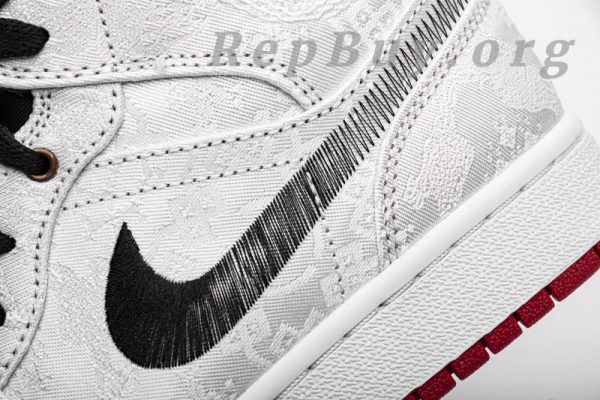 Top Version Edison Chen x Air Jordan 1 Mid SE “Fearless CU2804-100 - Image 10