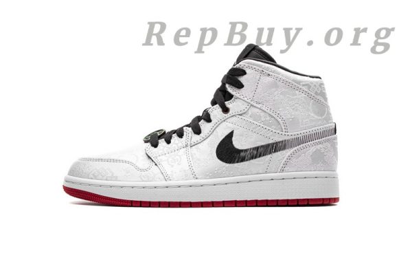 Top Version Edison Chen x Air Jordan 1 Mid SE “Fearless CU2804-100