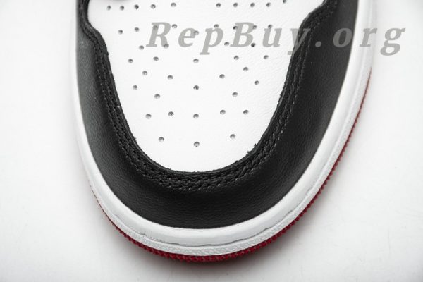 Top Version Air Jordan 1 Retro High Satin Black Toe (W) CD0461-016 - Image 6