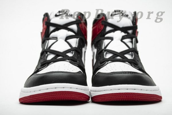 Top Version Air Jordan 1 Retro High Satin Black Toe (W) CD0461-016 - Image 3