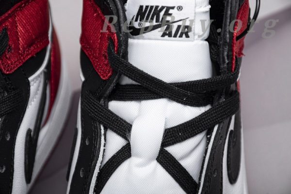 Top Version Air Jordan 1 Retro High Satin Black Toe (W) CD0461-016 - Image 23