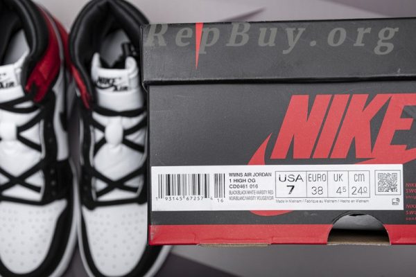 Top Version Air Jordan 1 Retro High Satin Black Toe (W) CD0461-016 - Image 27