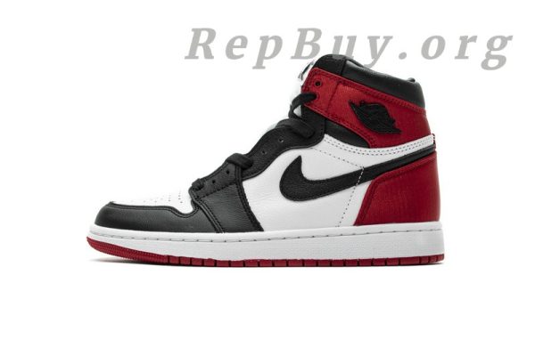 Top Version Air Jordan 1 Retro High Satin Black Toe (W) CD0461-016