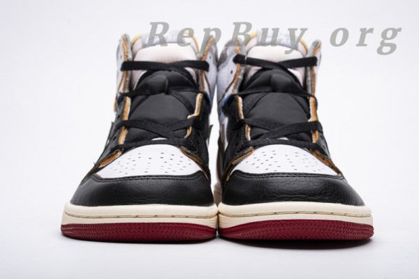 Top Version Union X Air Jordan 1 OG High Retro Black Toe BV1300-106 - Image 5