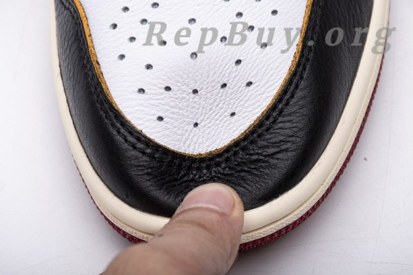 Top Version Union X Air Jordan 1 OG High Retro Black Toe BV1300-106 - Image 9