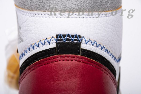 Top Version Union X Air Jordan 1 OG High Retro Black Toe BV1300-106 - Image 13