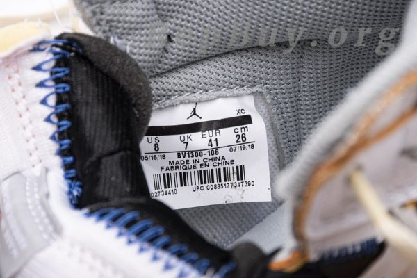 Top Version Union X Air Jordan 1 OG High Retro Black Toe BV1300-106 - Image 20