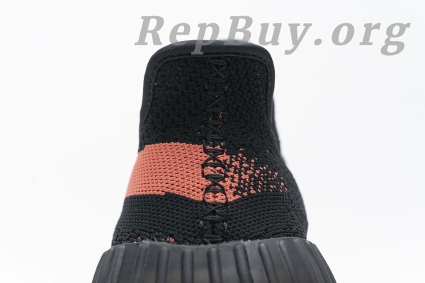 Top Version adidas Yeezy Boost 350 V2 Core Black Red BY9612 - 图片 6