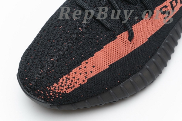 Top Version adidas Yeezy Boost 350 V2 Core Black Red BY9612 - 图片 9