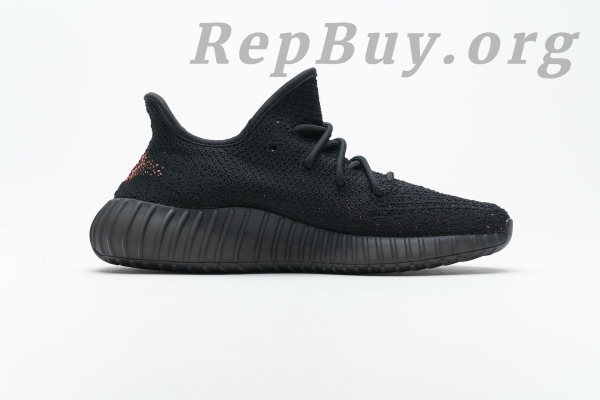 Top Version adidas Yeezy Boost 350 V2 Core Black Red BY9612 - 图片 14