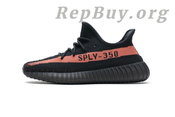 Top Version adidas Yeezy Boost 350 V2 Core Black Red BY9612 - 图片 15