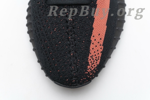 Top Version adidas Yeezy Boost 350 V2 Core Black Red BY9612 - 图片 12