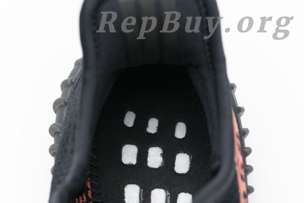 Top Version adidas Yeezy Boost 350 V2 Core Black Red BY9612 - 图片 18