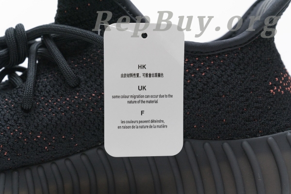 Top Version adidas Yeezy Boost 350 V2 Core Black Red BY9612 - 图片 17