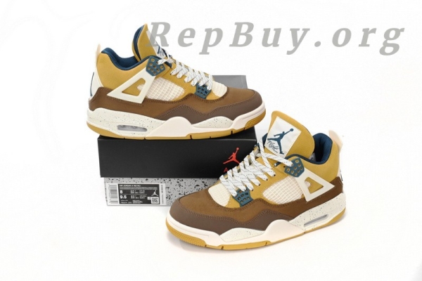 Top Version Air Jordan 4 Retro Cacao Wow FB2214-200 - Image 14